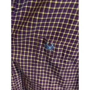 Coast/Pawley's Island button down‎ shirt  with decorative blue crab on pocket
